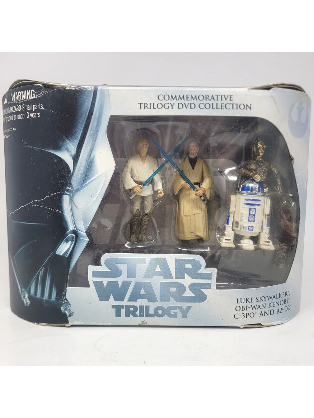 Star Wars Commemorative Trilogy DVD Collection Luke Obi-Wan C-3PO R2-D2 Hasbro